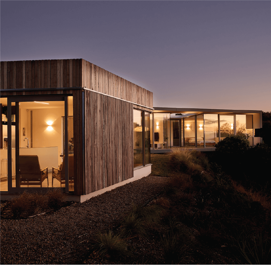 Family Home Raumati - Industrial-meets-homely aesthetic with steel and timber